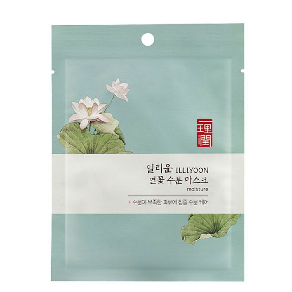 Moisture mask sheet. ILLIYOON] Lotus Moisture Mask - 1pcs. Тканевая маска Лотос корейская. Тканевые маски для лица Корея с лотосом. Корейская маска Лотус.