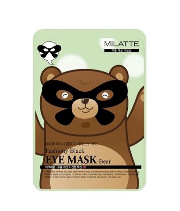 Fashiony Black Eye Mask #Bear