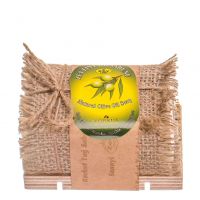 Мыло твердое натуральное с подставкой Оливка