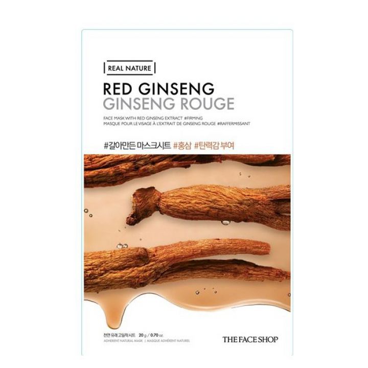 Real Nature Face Mask #Red Ginseng