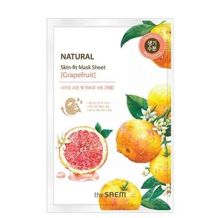 Natural Skin Fit Mask #Grapefruit